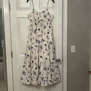 Wayf white maxi dress